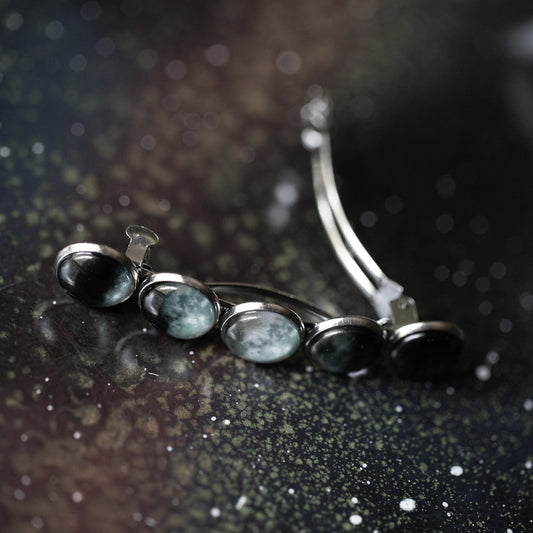 Barrette à cheveux phase de lune